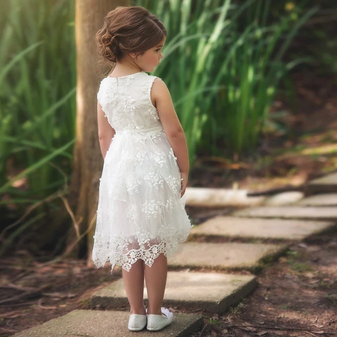 TRISH SCULLY HOME BELLA BRIANNA DRESS & BELT SET-ANTIQUE WHITE