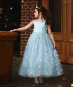 TRISH SCULLY ANTOINETTE GOWN LIGHT BLUE GIRLS