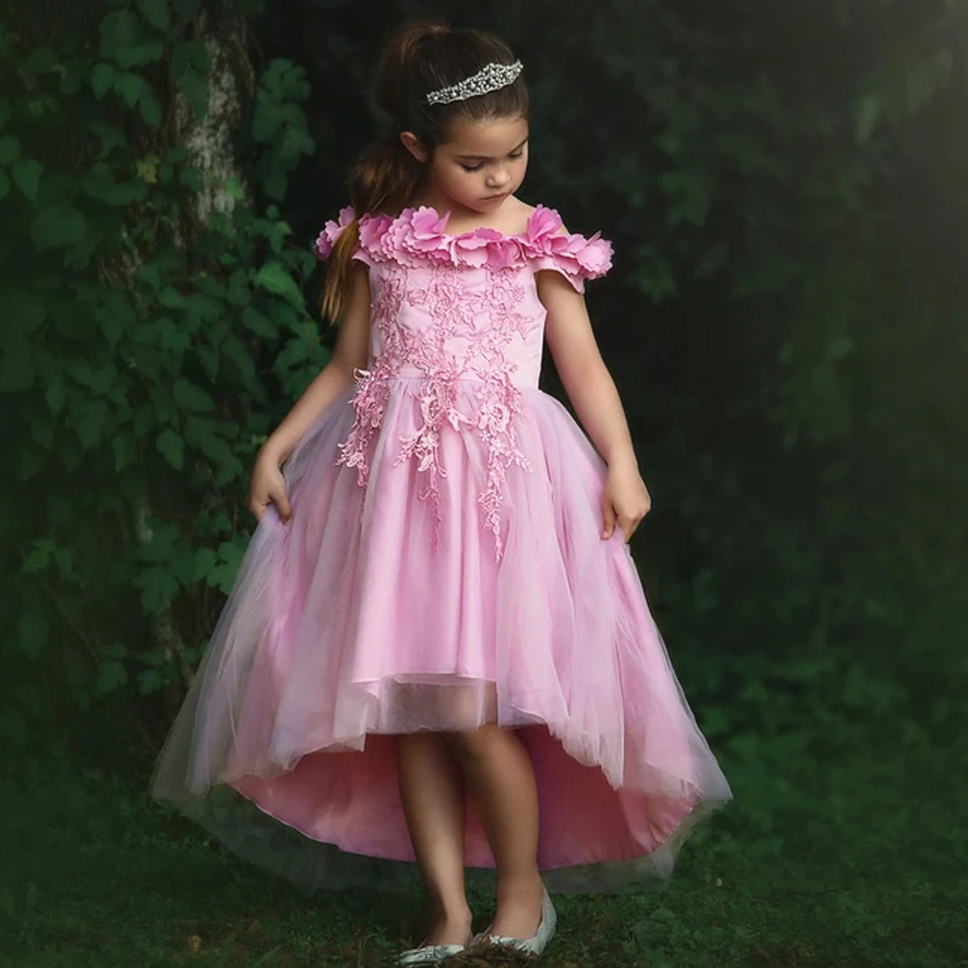 TRISH SCULLY GIRLS BELLE GOWN CAMELIA