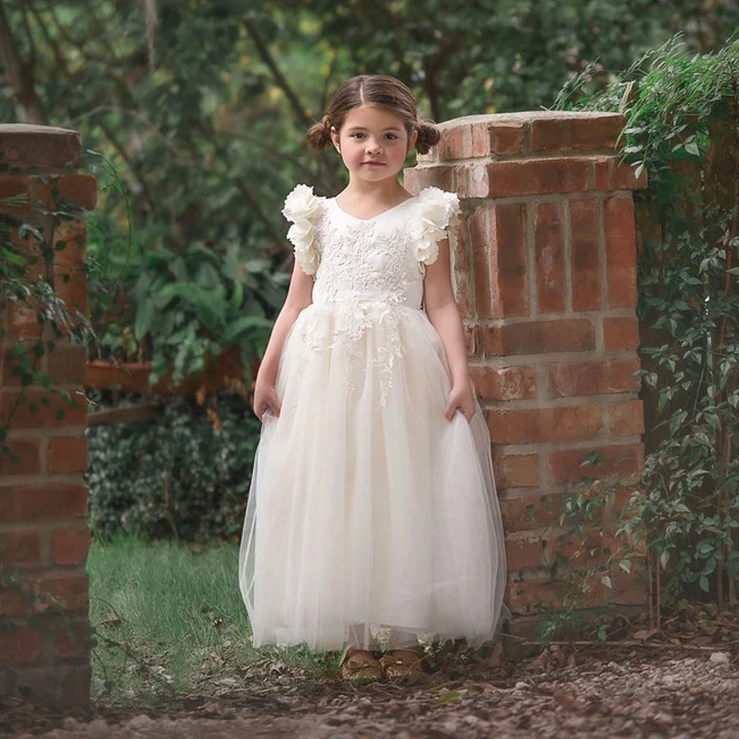 TRISH SCULLY BIANCA GOWN IVORY