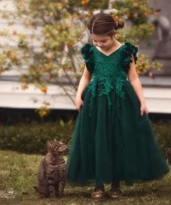 TRISH SCULLY BIANCA GOWN EMERALD