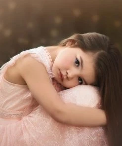 TRISH SCULLY HOME CLARISSA DRESS PEACHY PINK