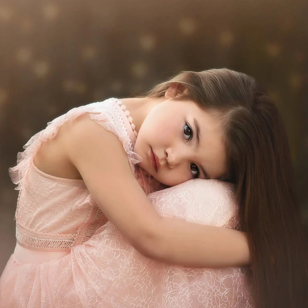 TRISH SCULLY HOME CLARISSA DRESS PEACHY PINK