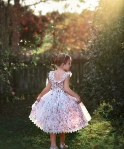 TRISH SCULLY GIRLS ABBY DRESS PINK