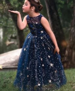 TRISH SCULLY HOME ANTOINETTE GOWN NAVY