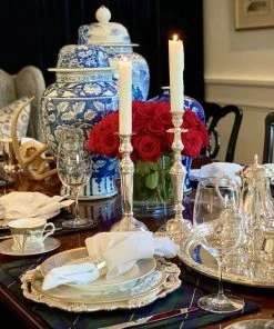 TRISH SCULLY SILVER PLATED BUCKINGHAM PLATTER HOME