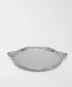 TRISH SCULLY SILVER PLATED BUCKINGHAM PLATTER HOME