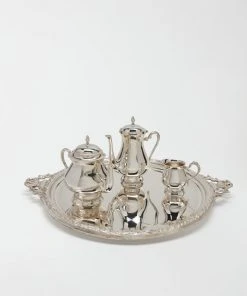 TRISH SCULLY SILVER PLATED BUCKINGHAM PLATTER HOME
