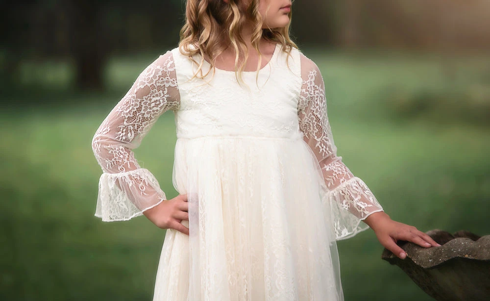 TRISH SCULLY HOME GIRLS DELANEY GOWN ANTIQUE