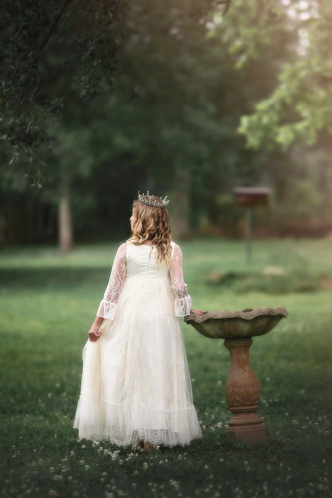 TRISH SCULLY HOME GIRLS DELANEY GOWN ANTIQUE