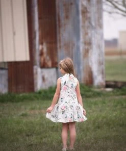 TRISH SCULLY ADA DRESS IVORY FLORAL