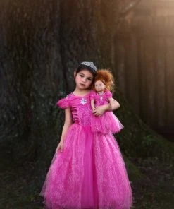 TRISH SCULLY HOME PINK PRINCESS DOLL DRESS Doll Dress-Up