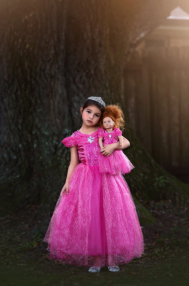 TRISH SCULLY HOME PINK PRINCESS DOLL DRESS Doll Dress-Up