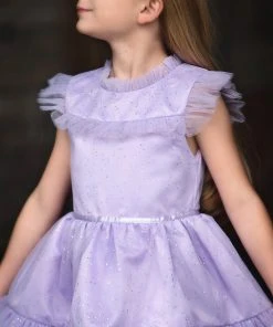 TRISH SCULLY ELODIE DRESS LAVENDER