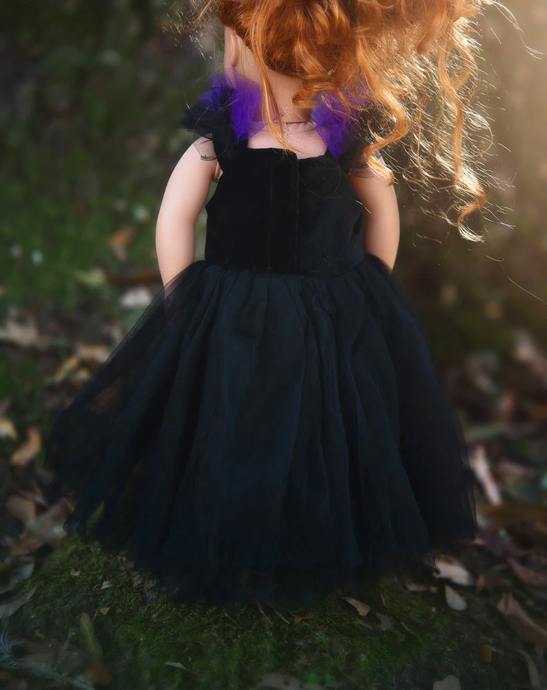 TRISH SCULLY HOME THE VILLAIN DOLL DRESS