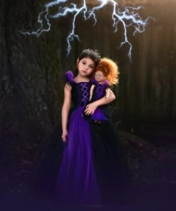 TRISH SCULLY HOME THE VILLAIN DOLL DRESS