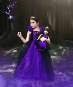 TRISH SCULLY HOME THE VILLAIN DOLL DRESS