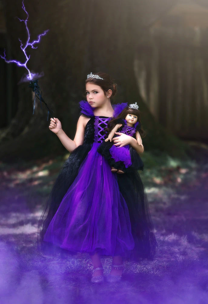 TRISH SCULLY HOME THE VILLAIN DOLL DRESS