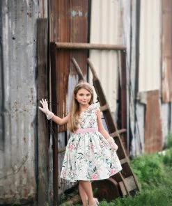 TRISH SCULLY LUCIE DRESS IVORY FLORAL