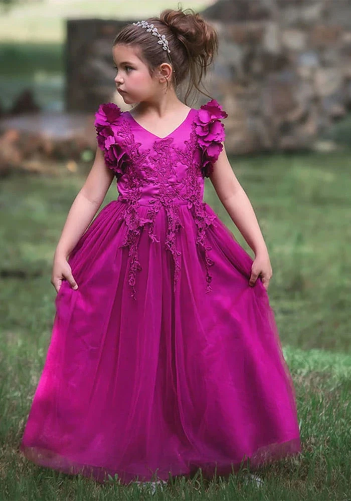 TRISH SCULLY BIANCA GOWN ORCHID GIRLS