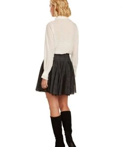 TRISH SCULLY ESTHER BLOUSE WHITE