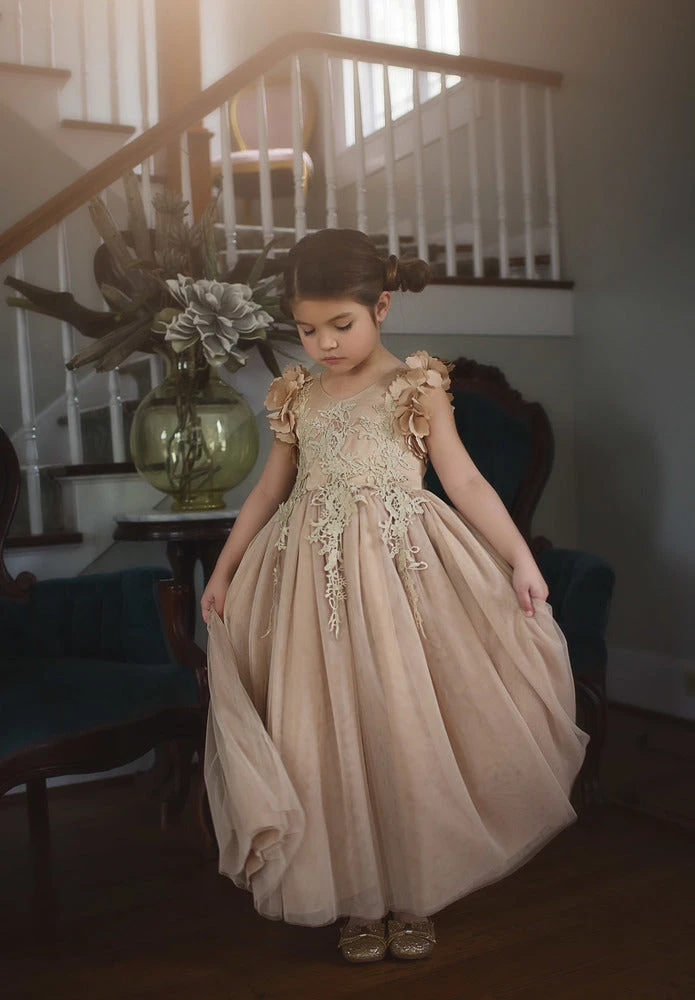 TRISH SCULLY BIANCA GOWN GOLD