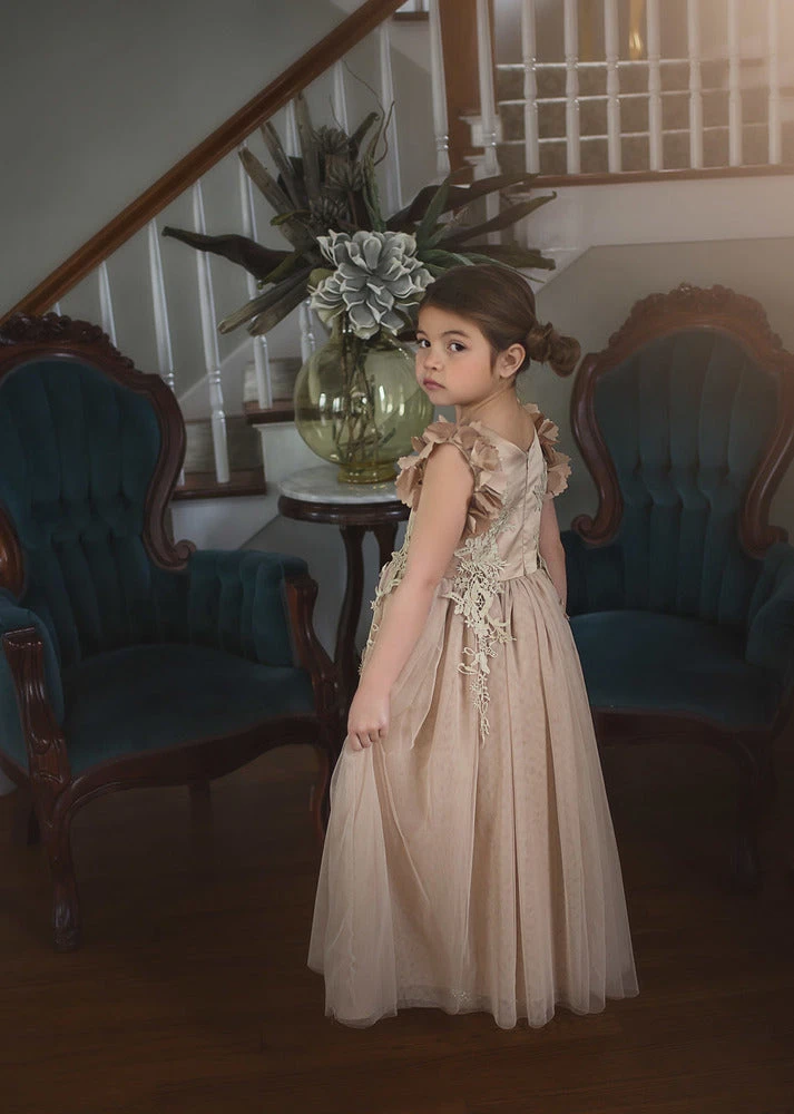 TRISH SCULLY BIANCA GOWN GOLD