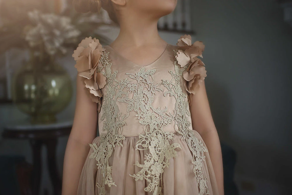 TRISH SCULLY BIANCA GOWN GOLD