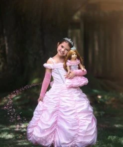 TRISH SCULLY PRINCESS ANNELIESE DRESS & GLOVE SET