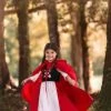 TRISH SCULLY Dress Up LUXE RED RIDING HOOD DRESS & CAPE SET
