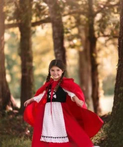 TRISH SCULLY Dress Up LUXE RED RIDING HOOD DRESS & CAPE SET