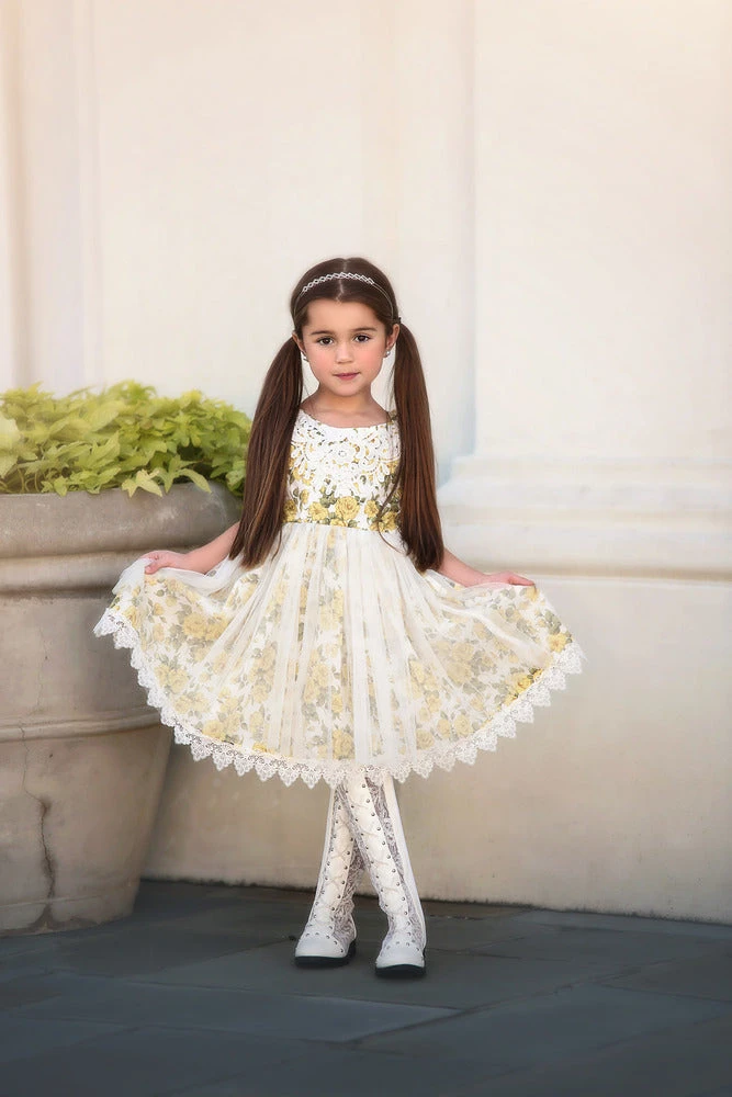 TRISH SCULLY ABBY DRESS YELLOW