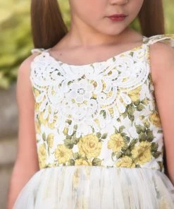 TRISH SCULLY ABBY DRESS YELLOW