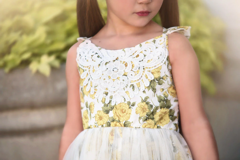 TRISH SCULLY ABBY DRESS YELLOW