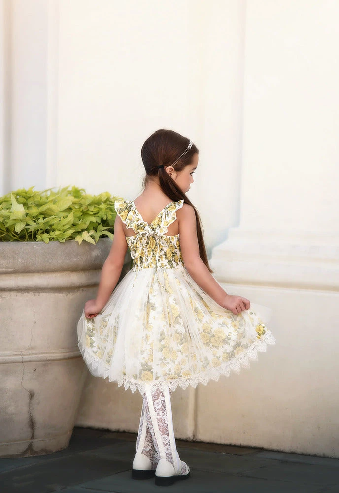 TRISH SCULLY ABBY DRESS YELLOW