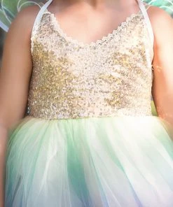 TRISH SCULLY Dress Up FAIRY DRESS, WINGS & WAND 3PC. SET