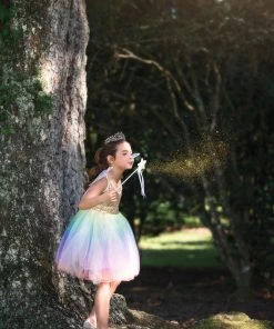 TRISH SCULLY Dress Up FAIRY DRESS, WINGS & WAND 3PC. SET