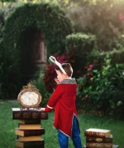 TRISH SCULLY WHITE RABBIT 4PC. COSTUME