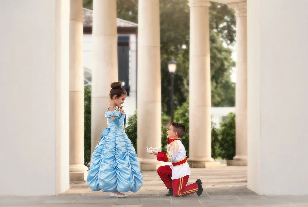 TRISH SCULLY PRINCESS CAROLINE GOWN & GLOVE SET