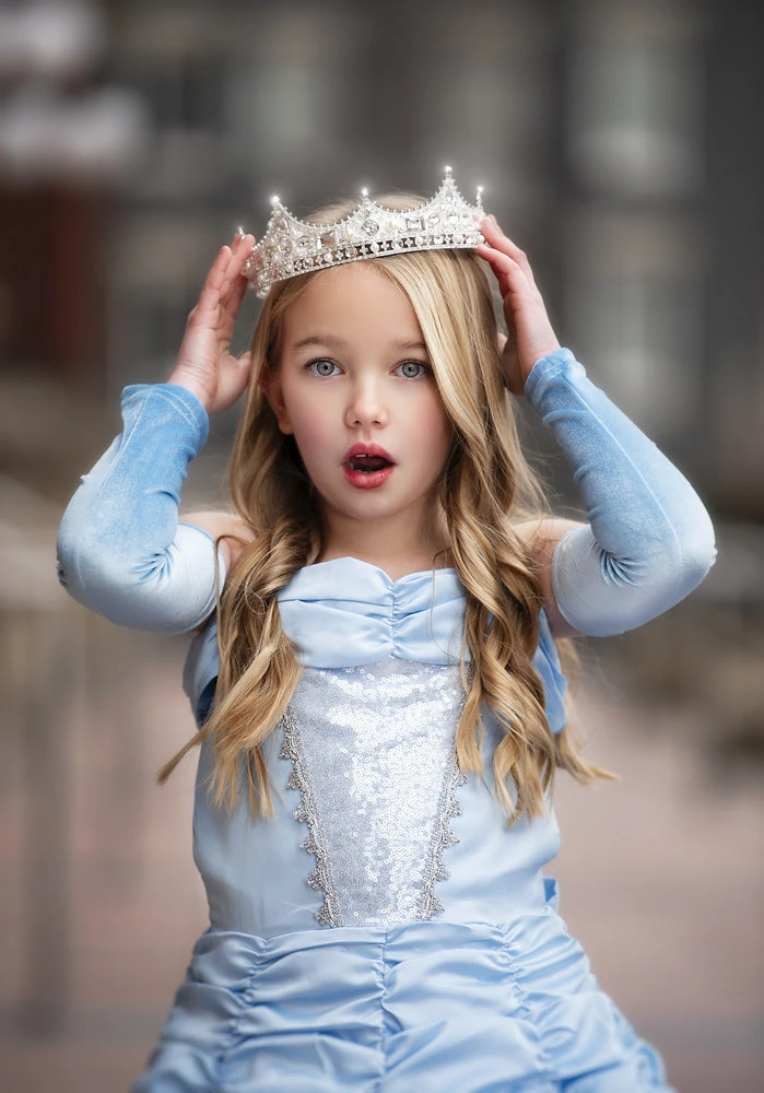 TRISH SCULLY PRINCESS CAROLINE GOWN & GLOVE SET