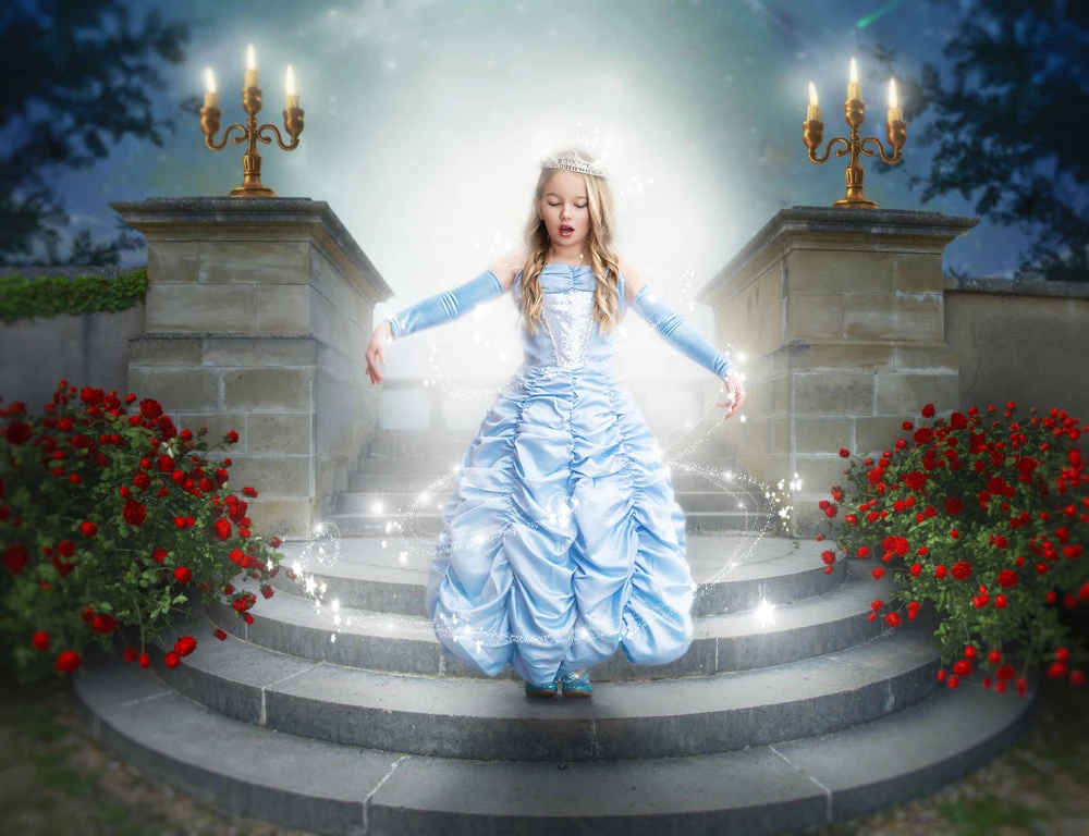 TRISH SCULLY PRINCESS CAROLINE GOWN & GLOVE SET