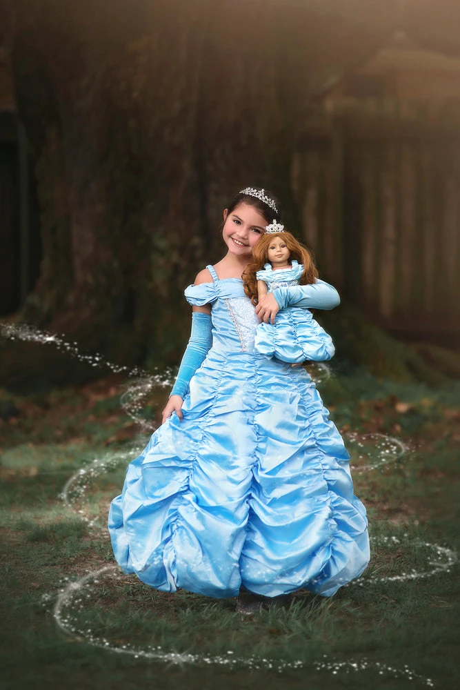 TRISH SCULLY PRINCESS CAROLINE GOWN & GLOVE SET