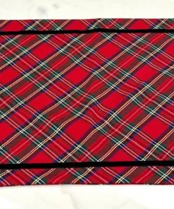 TRISH SCULLY ROYAL STEWART TARTAN PLACEMAT SET OF 4 HOME