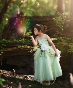 TRISH SCULLY Dress Up FROG PRINCESS GOWN & BELT SET