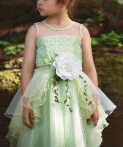 TRISH SCULLY Dress Up FROG PRINCESS GOWN & BELT SET