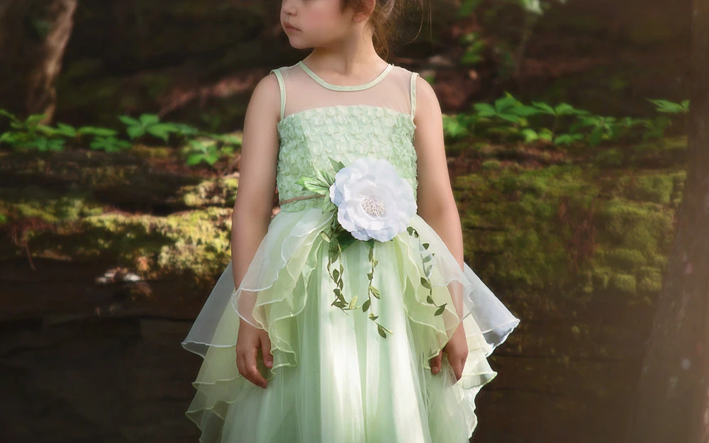 TRISH SCULLY Dress Up FROG PRINCESS GOWN & BELT SET