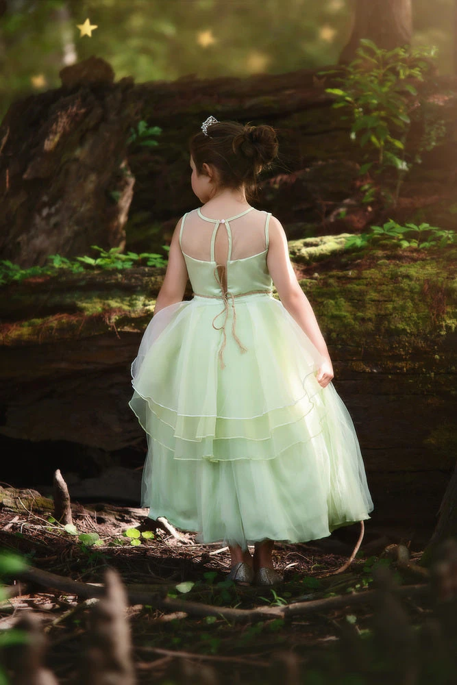 TRISH SCULLY Dress Up FROG PRINCESS GOWN & BELT SET