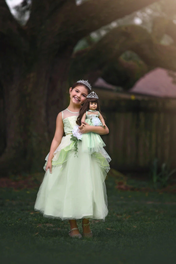 TRISH SCULLY Dress Up FROG PRINCESS GOWN & BELT SET