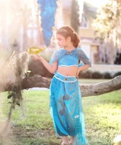 TRISH SCULLY Dress Up GENIE COSTUME BLUE