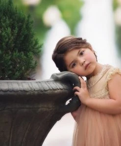 TRISH SCULLY ALLESSANDRA DRESS BUTTERSCOTCH